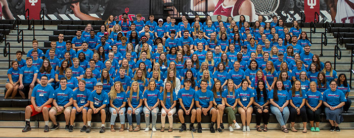 Over a hundred students gathered for a group photo during the 2019 Extreme Summer Jumpstart program.
